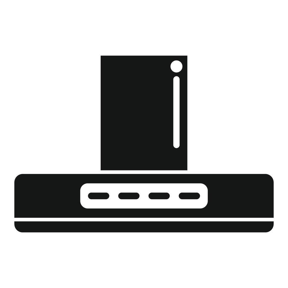 Modern conditioner cooling room icon, simple style vector