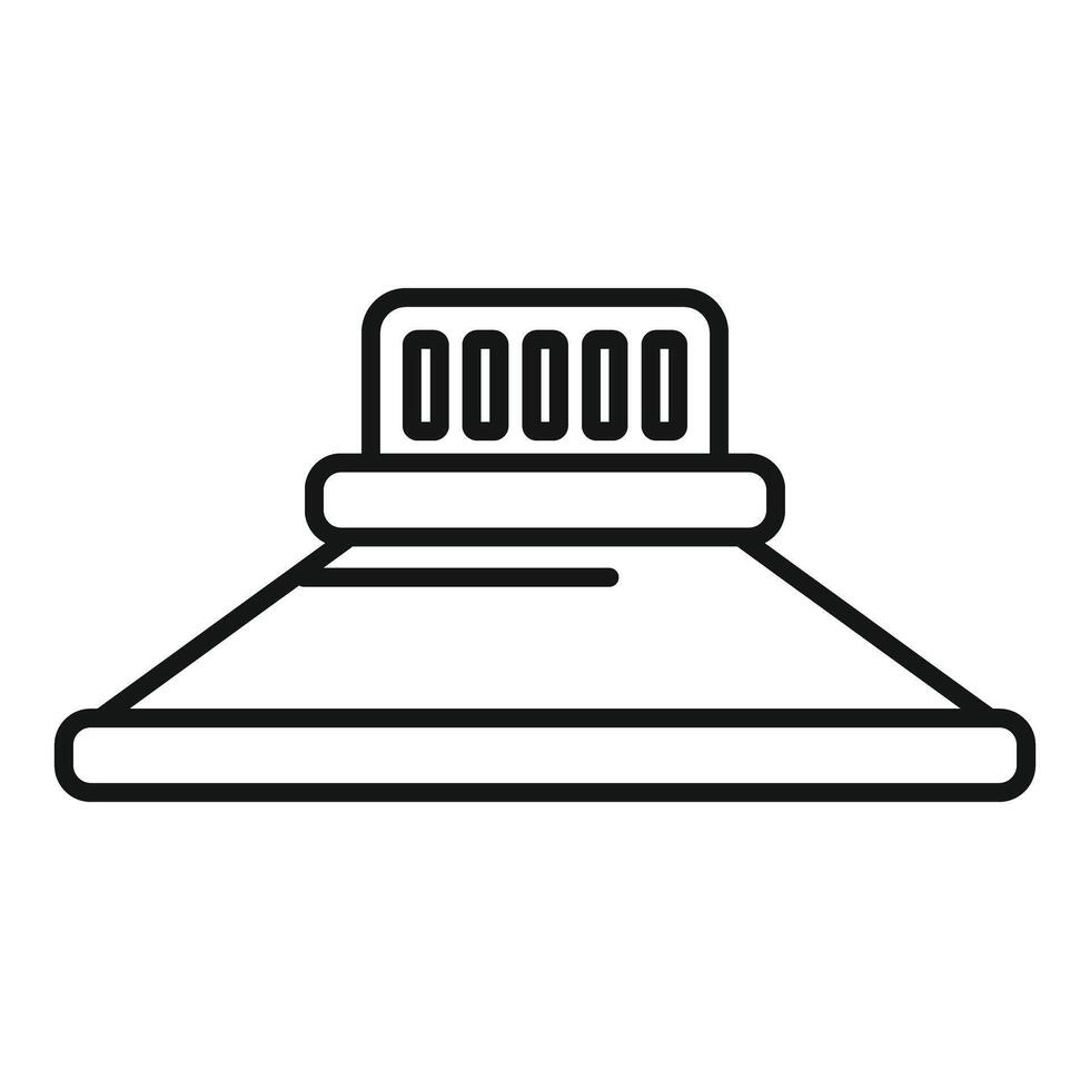 Kitchen hood cleaning using modern technology icon vector