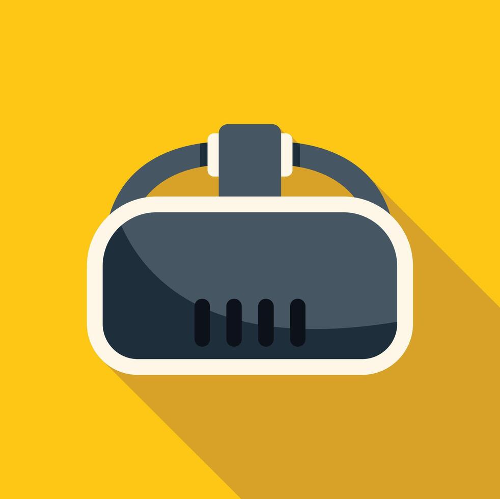 Vr goggles projecting a digital world experience vector