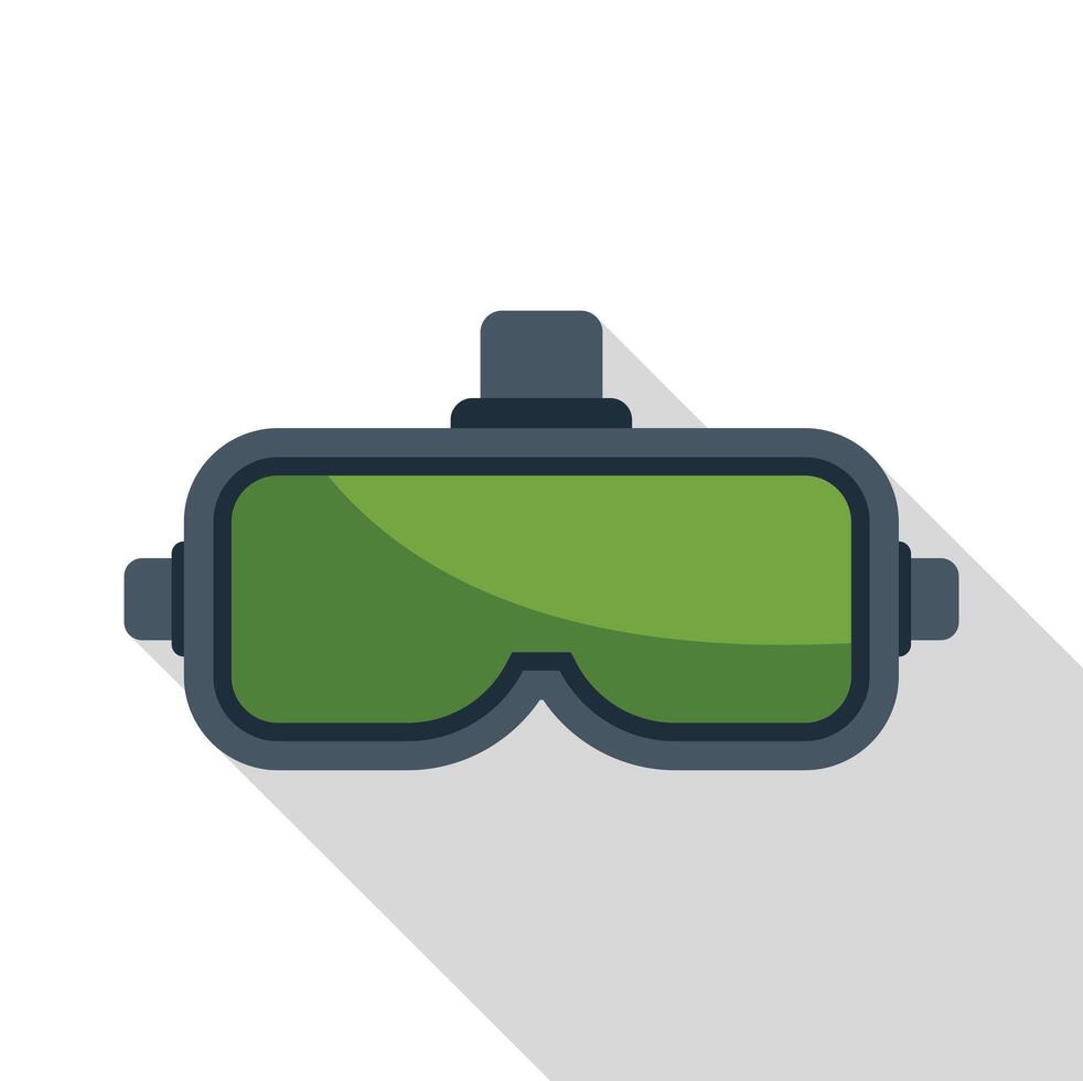 Virtual reality glasses headset providing immersive experience vector