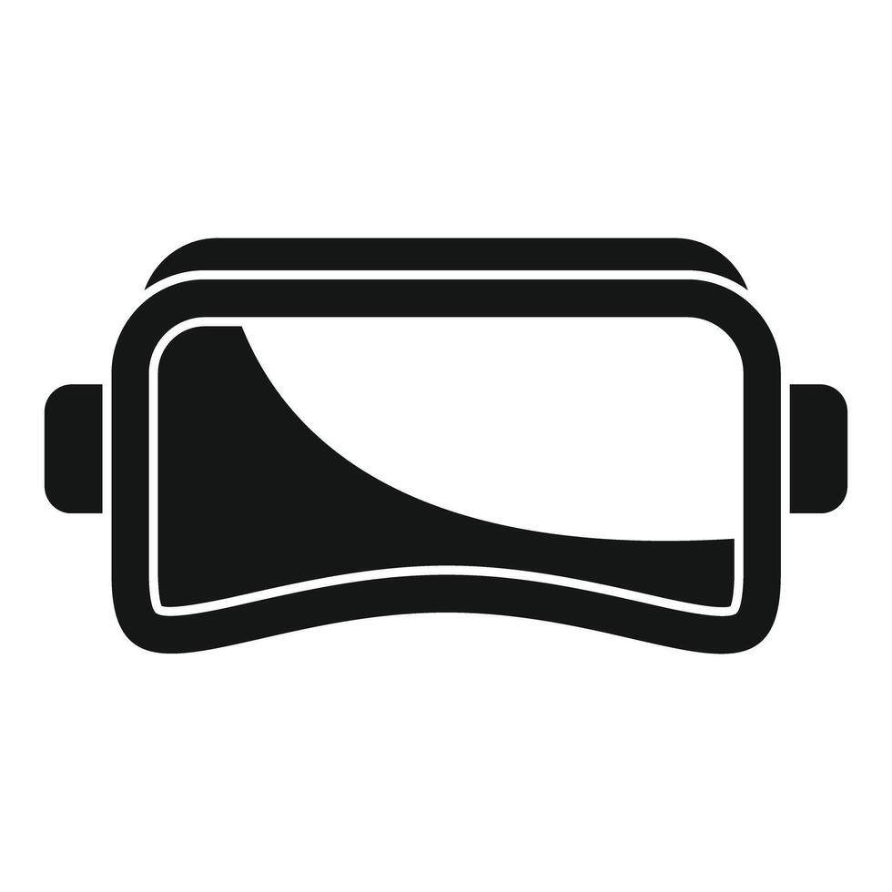 Paintball mask protecting player during intense match vector