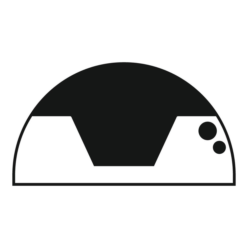 Speedometer showing increasing speed limit icon simple style vector