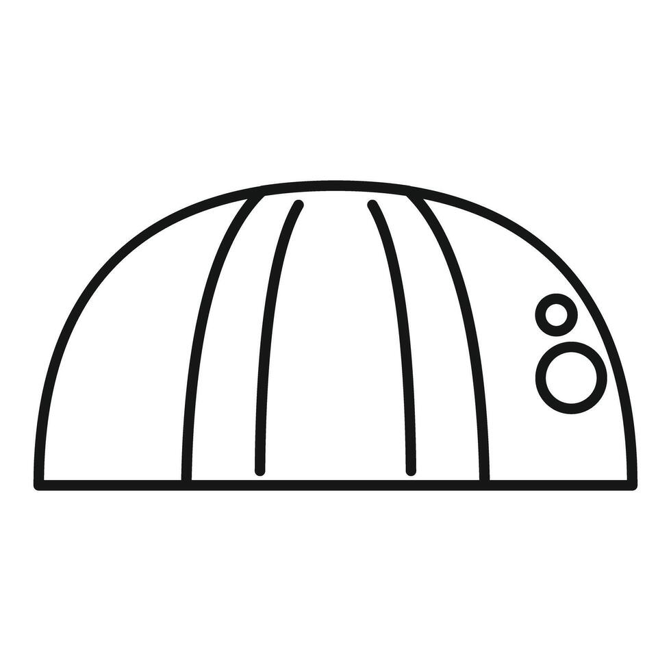 Observatory dome telescope building astronomy science space exploration vector