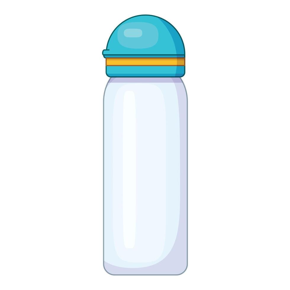 Reusable water bottle promoting hydration and sustainability vector