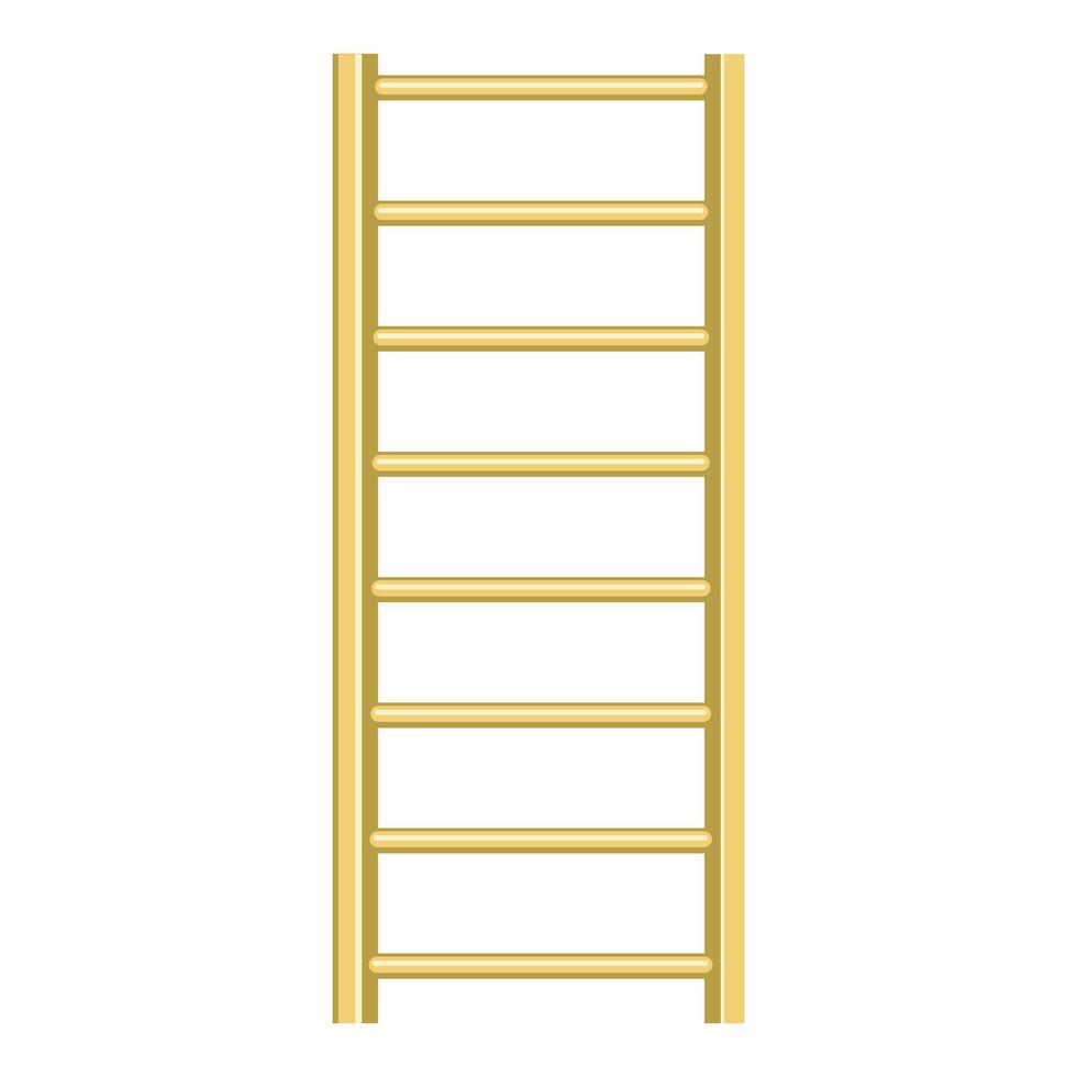 Swedish wall bars standing on white background vector