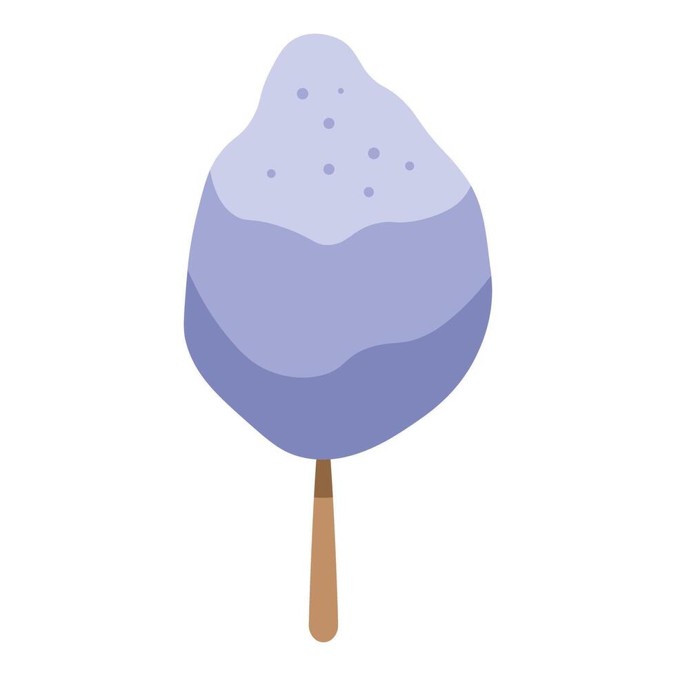 Sweet treat on a stick, perfect for satisfying cravings on a warm day vector
