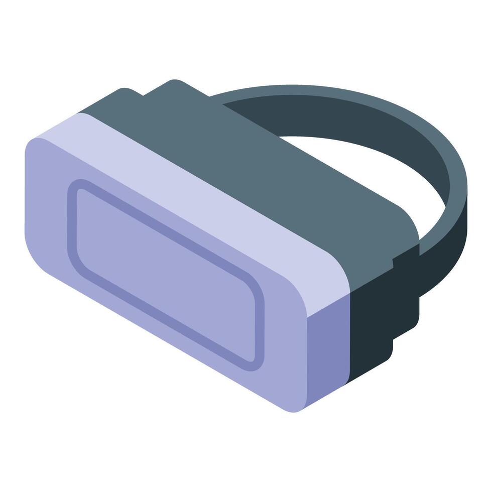 Modern vr glasses for playing games using virtual reality technology vector
