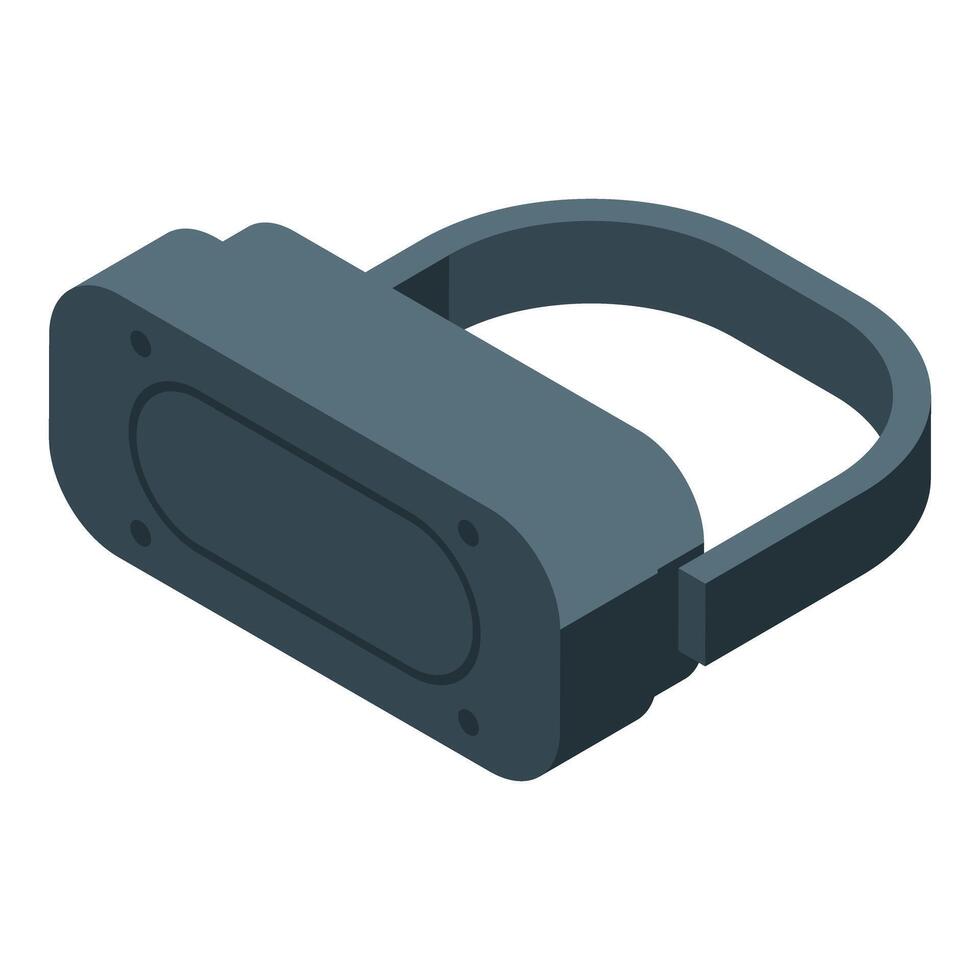 Modern vr glasses presenting metaverse entertainment technology vector