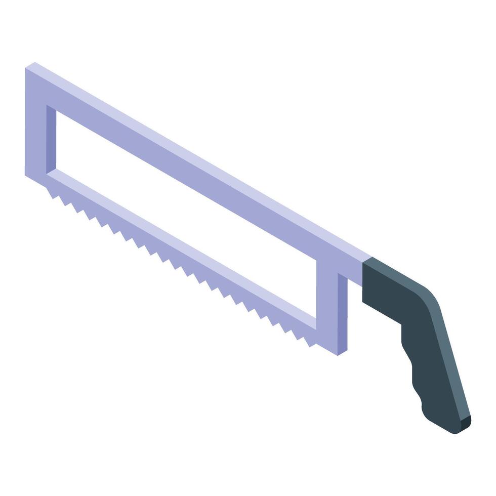 Bonesaw icon showing cutting and butchery vector