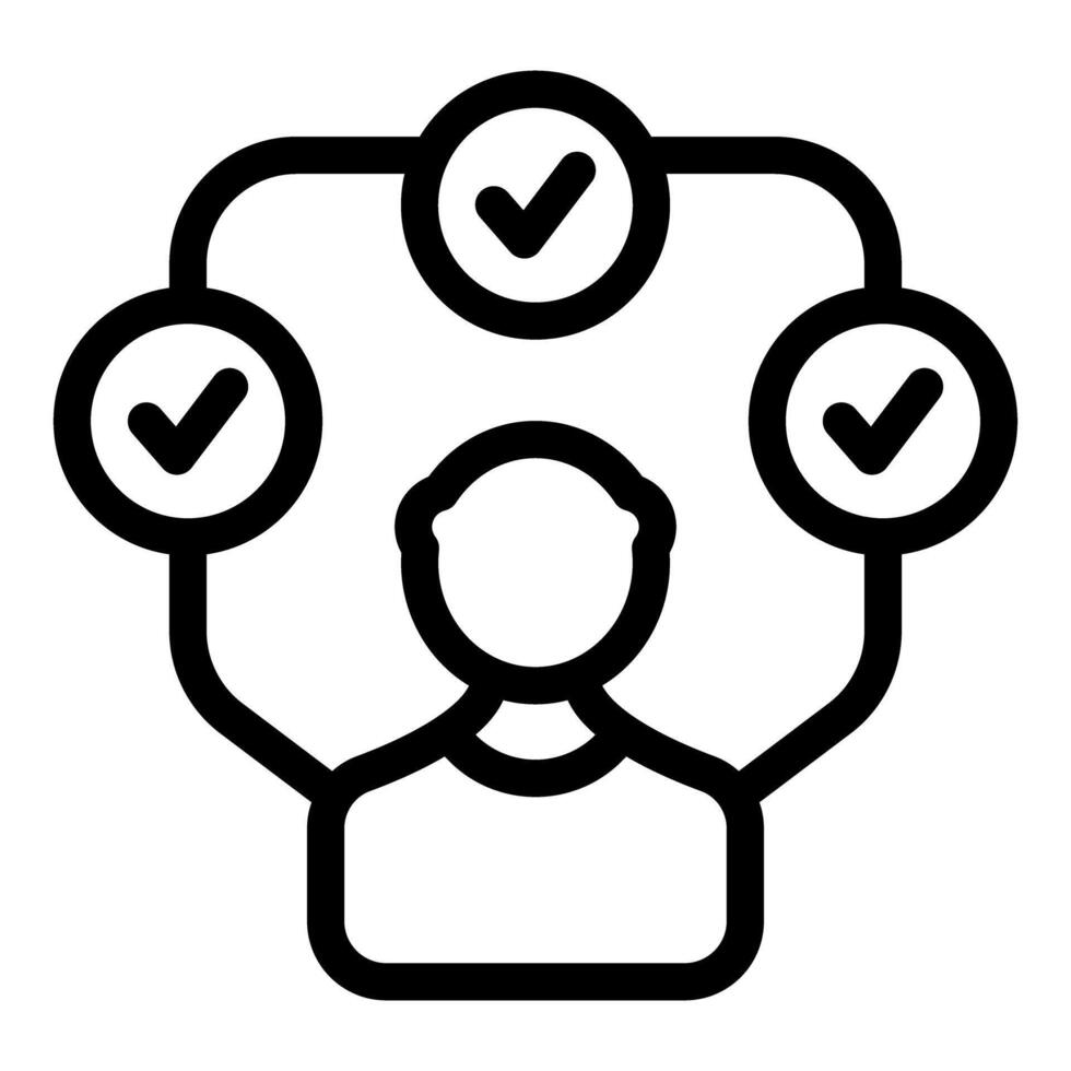 Businessman completing tasks successfully, achieving goals, and demonstrating efficiency vector
