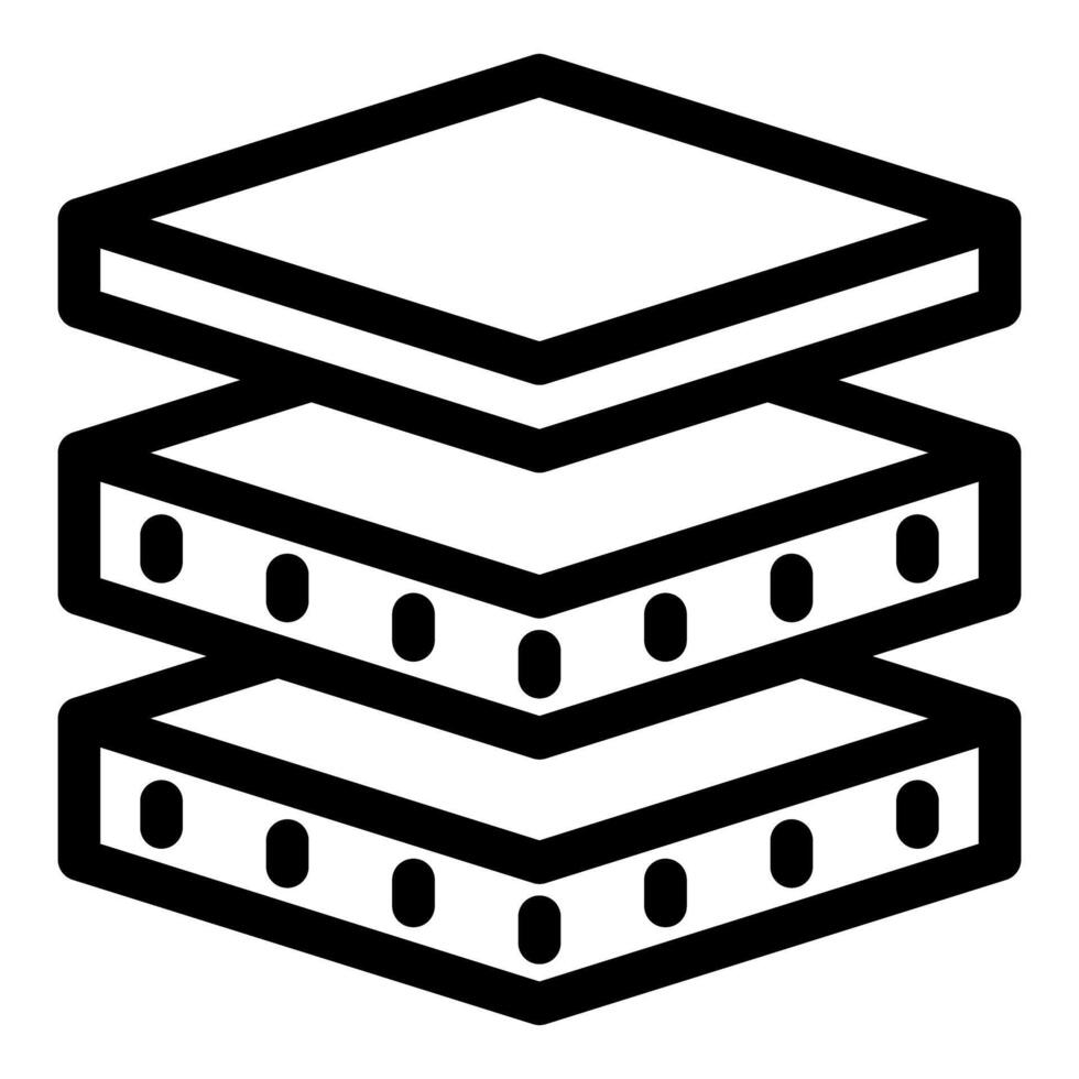 Big data icon showing information processing and storage vector