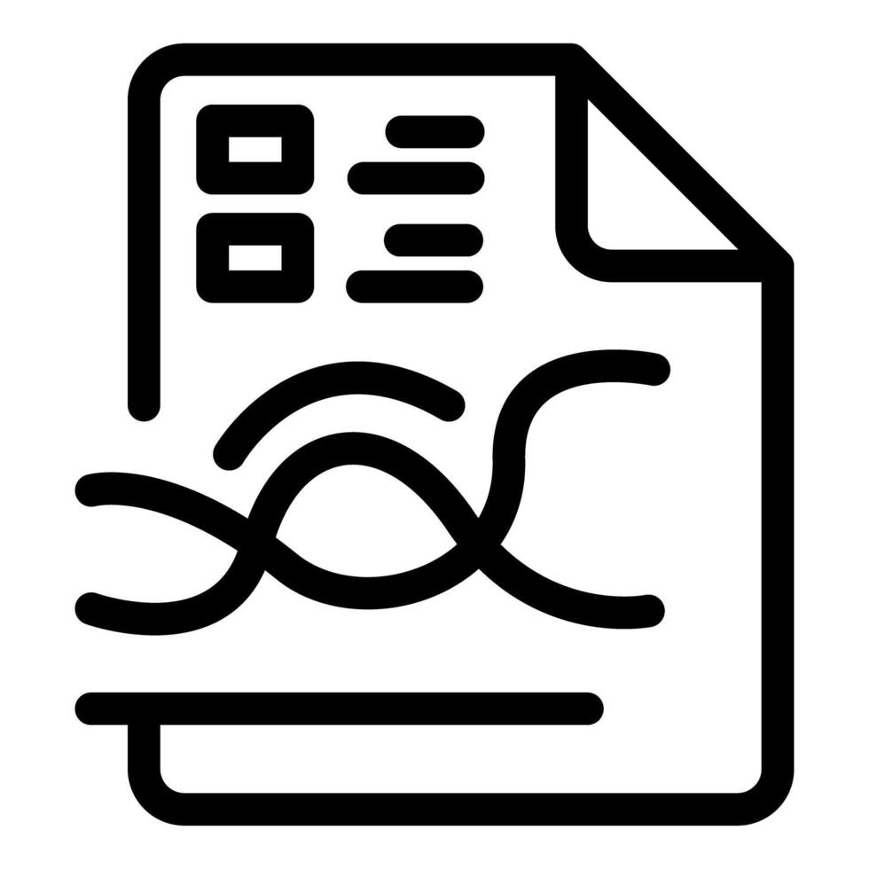 Document showing dna structure for genetic testing vector
