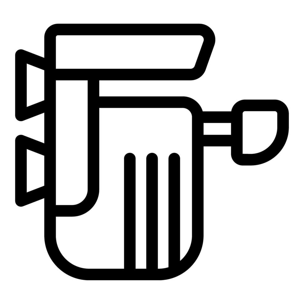 Electric paint sprayer icon for diy and home renovation projects vector