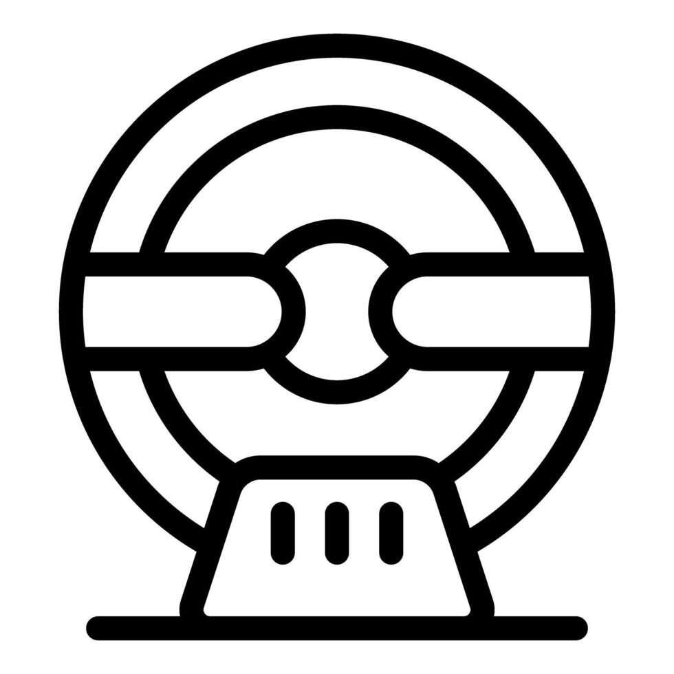 Hamster wheel standing on modern stand for pet activity vector