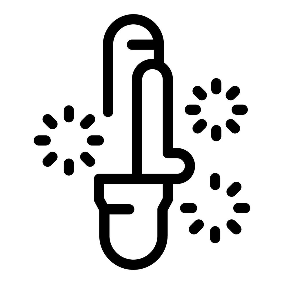 Uv lamp disinfecting air and surfaces killing germs icon vector