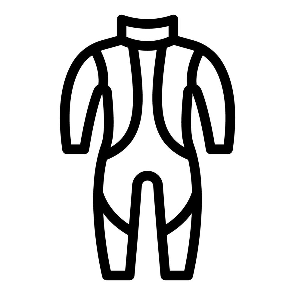 Professional diving suit icon for diving schools and businesses vector