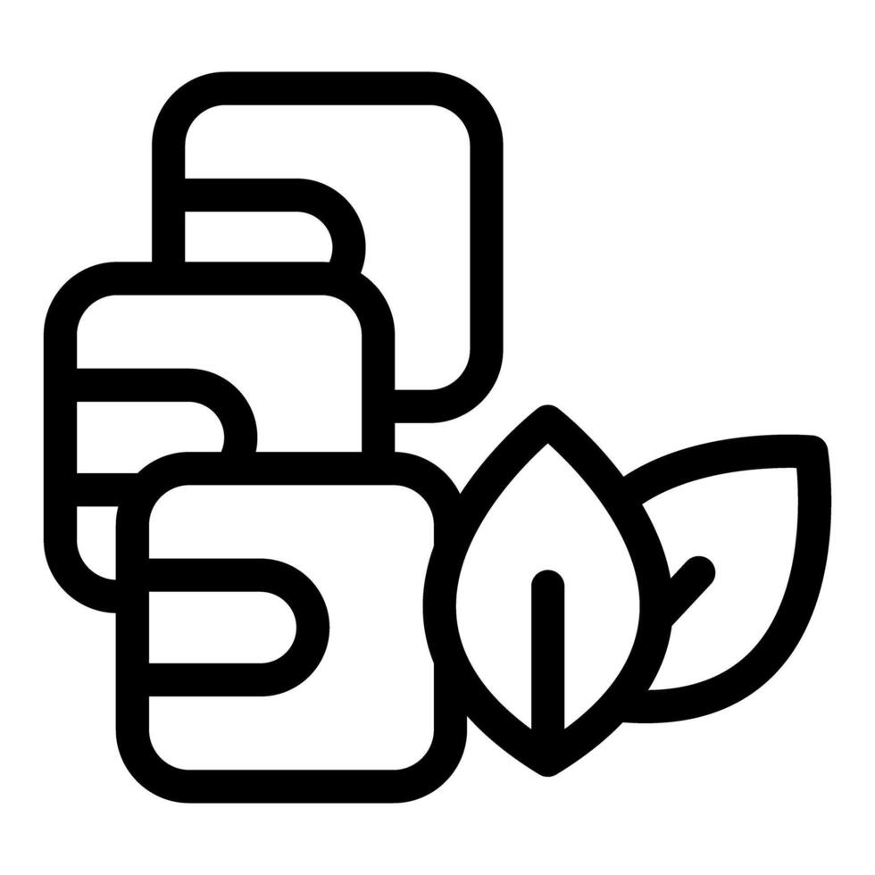 Eco friendly chewing gum using natural ingredients icon vector