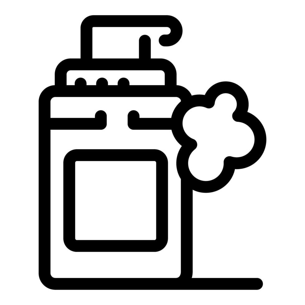 Modern gas stove with burning flame cooking food icon vector