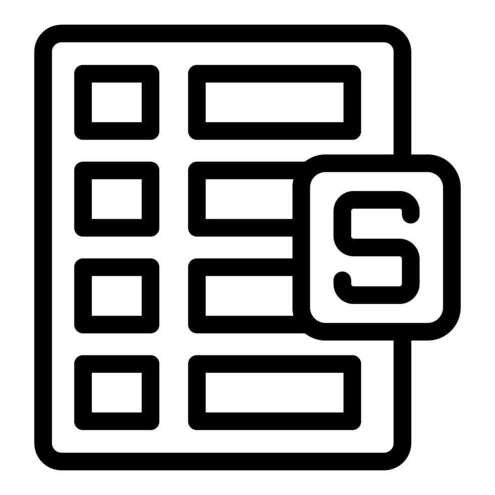 Spreadsheet software representing saving files concept vector
