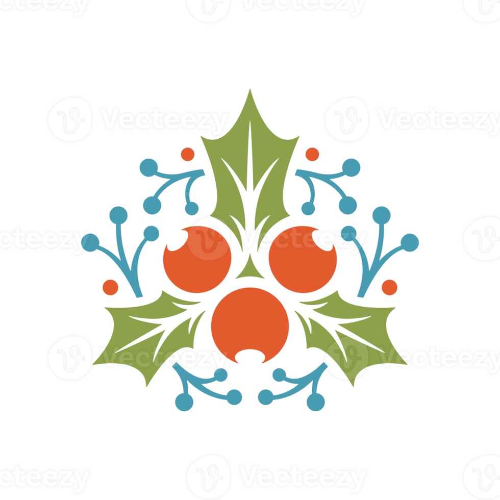 Mistletoe leaves with berries png
