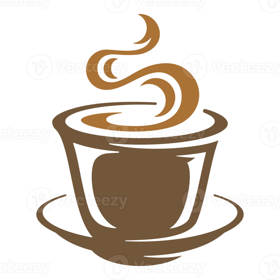 Cup of aromatic coffee png
