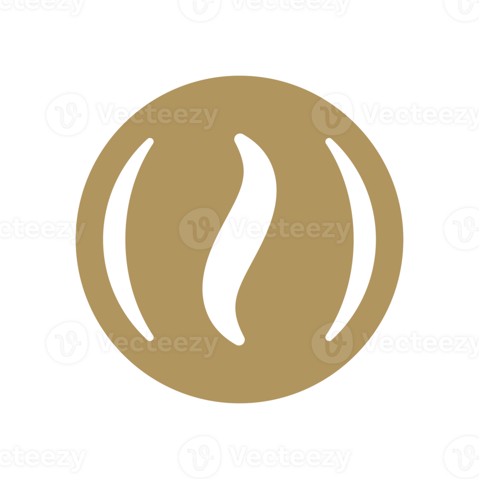 Coffee bean logo png