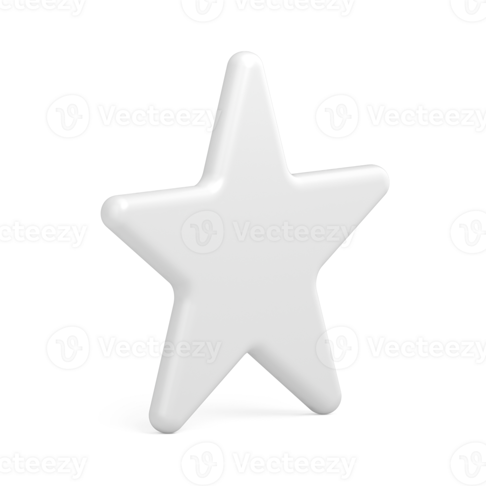White christmas star. Festive minimalistic symbol of winter holi png