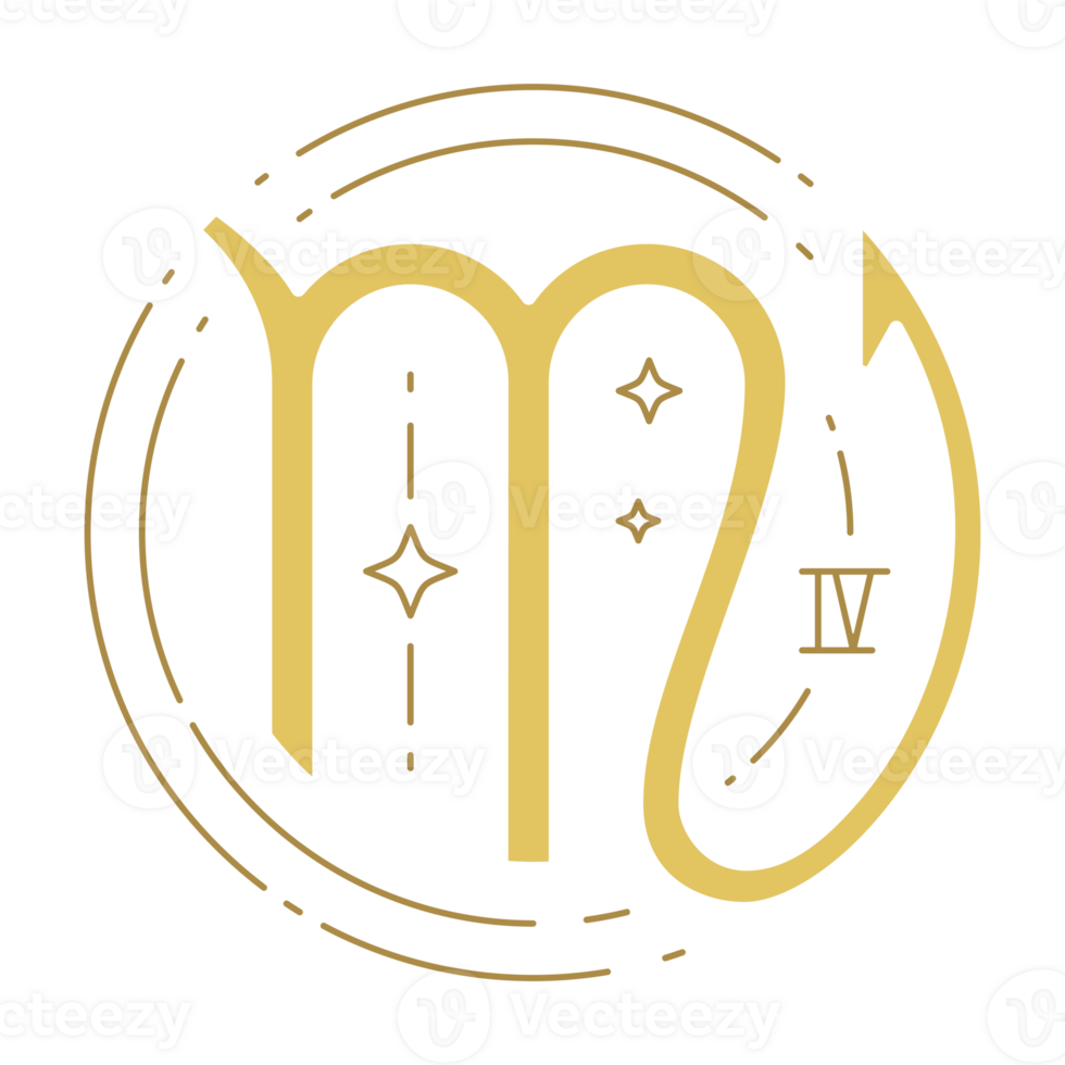 Scorpio Astrological Zodiac Line Art Sign png