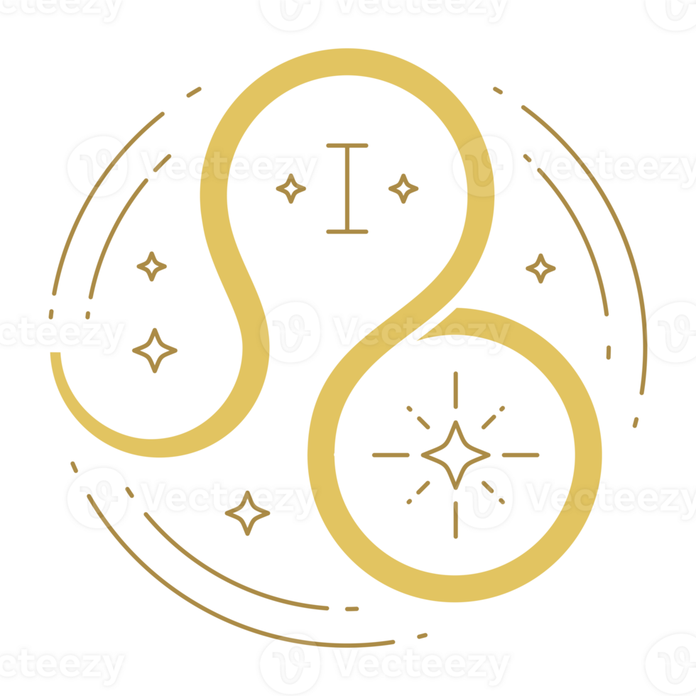 Leo Astrological Zodiac Line Art Sign png