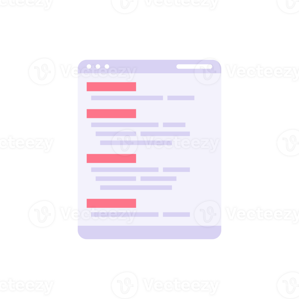Coding website simple icon flat illustration. png