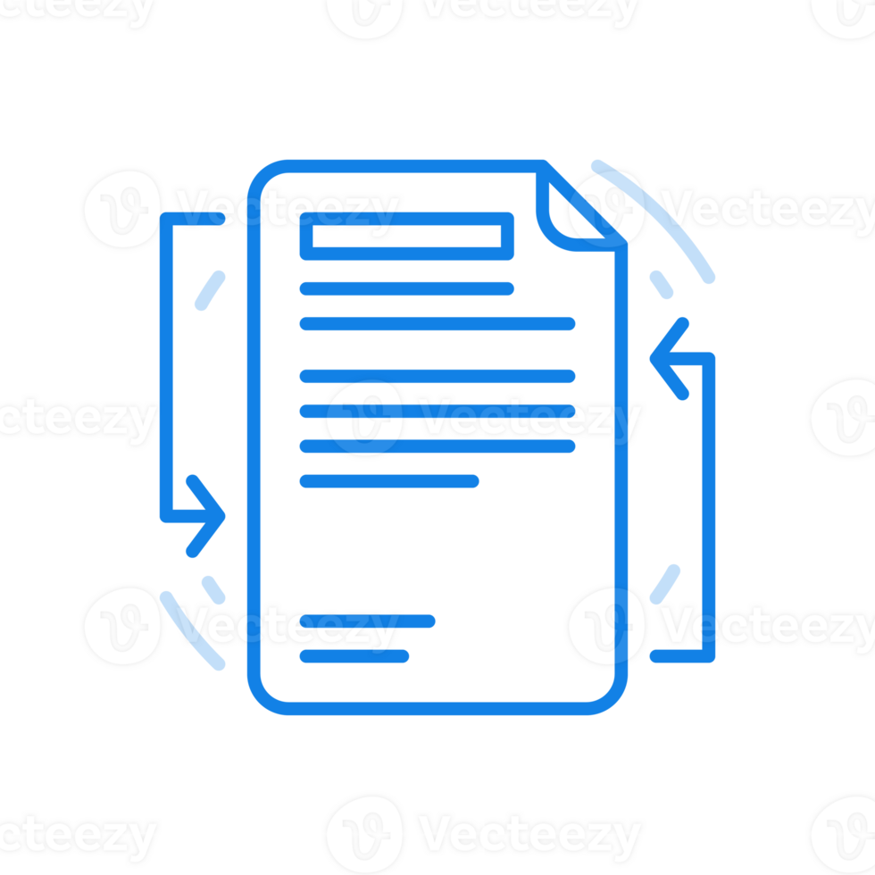 Working with text document line icon. Replacing written text and correcting content of agreement. png