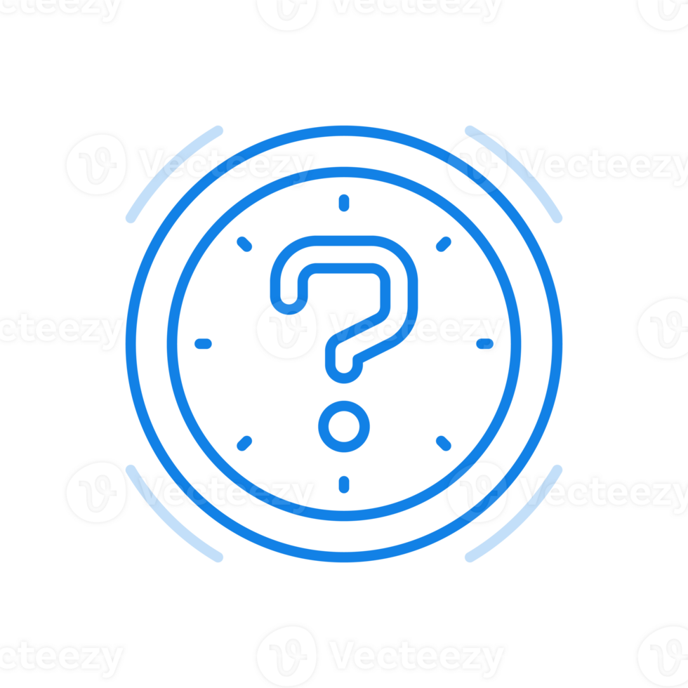 Effective use working time line icon. Professional organization of office schedule process. png