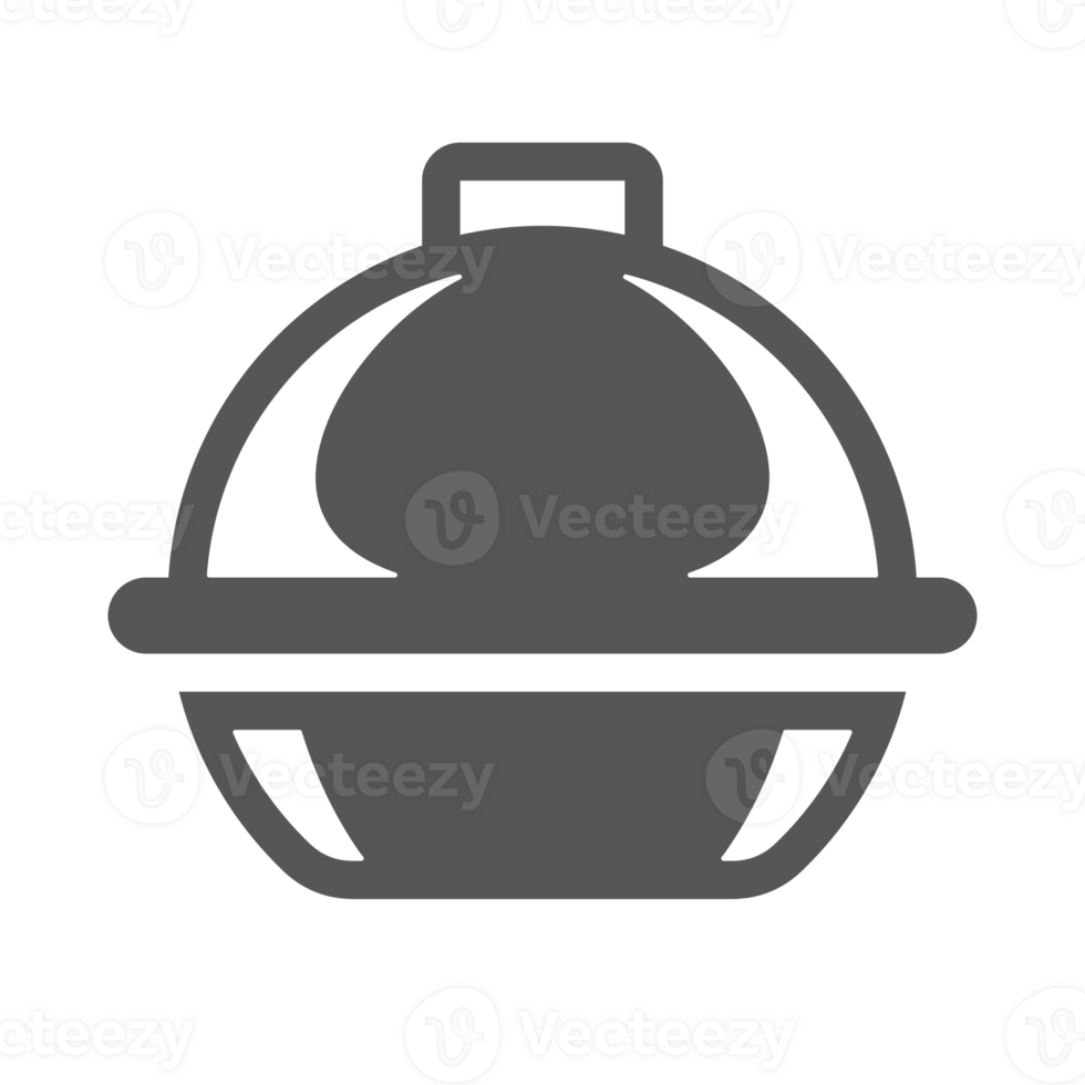 Round grill with grid silhouette vintage hand drawn illustration. png