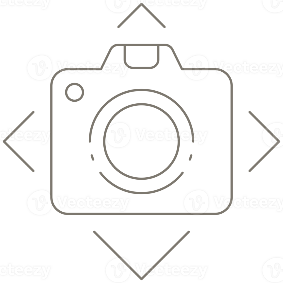Camera Line Art png