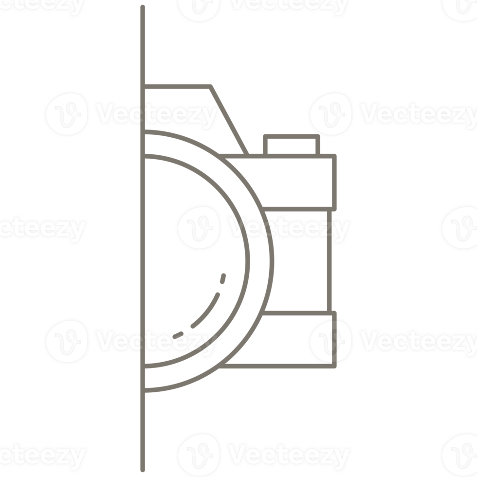 Camera Line Art png