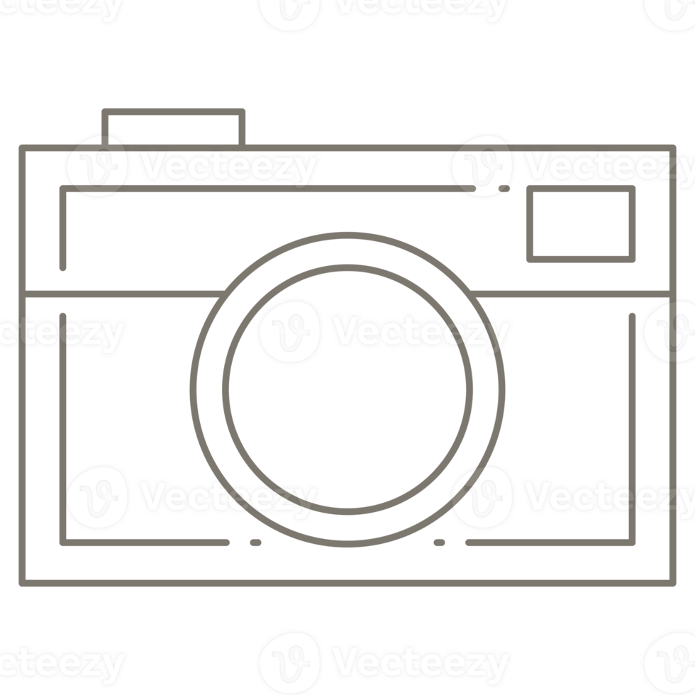 Camera Line Art png