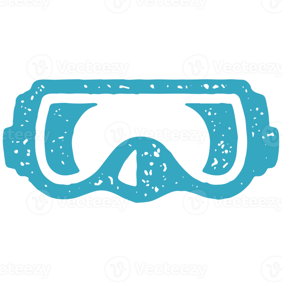 Protective goggles for underwater swimming diving snorkeling extreme leisure activity hobby png