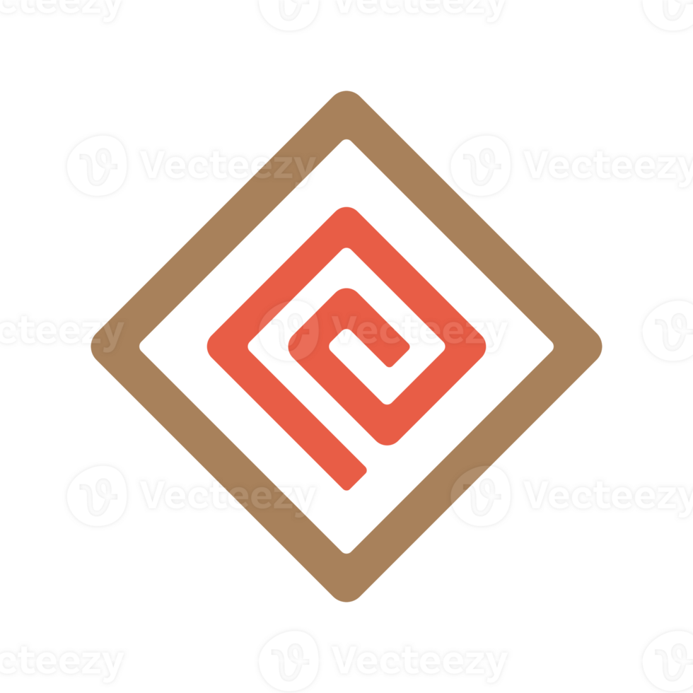 Geometric icon of sushi roll hand drawn icon vintage illustration png