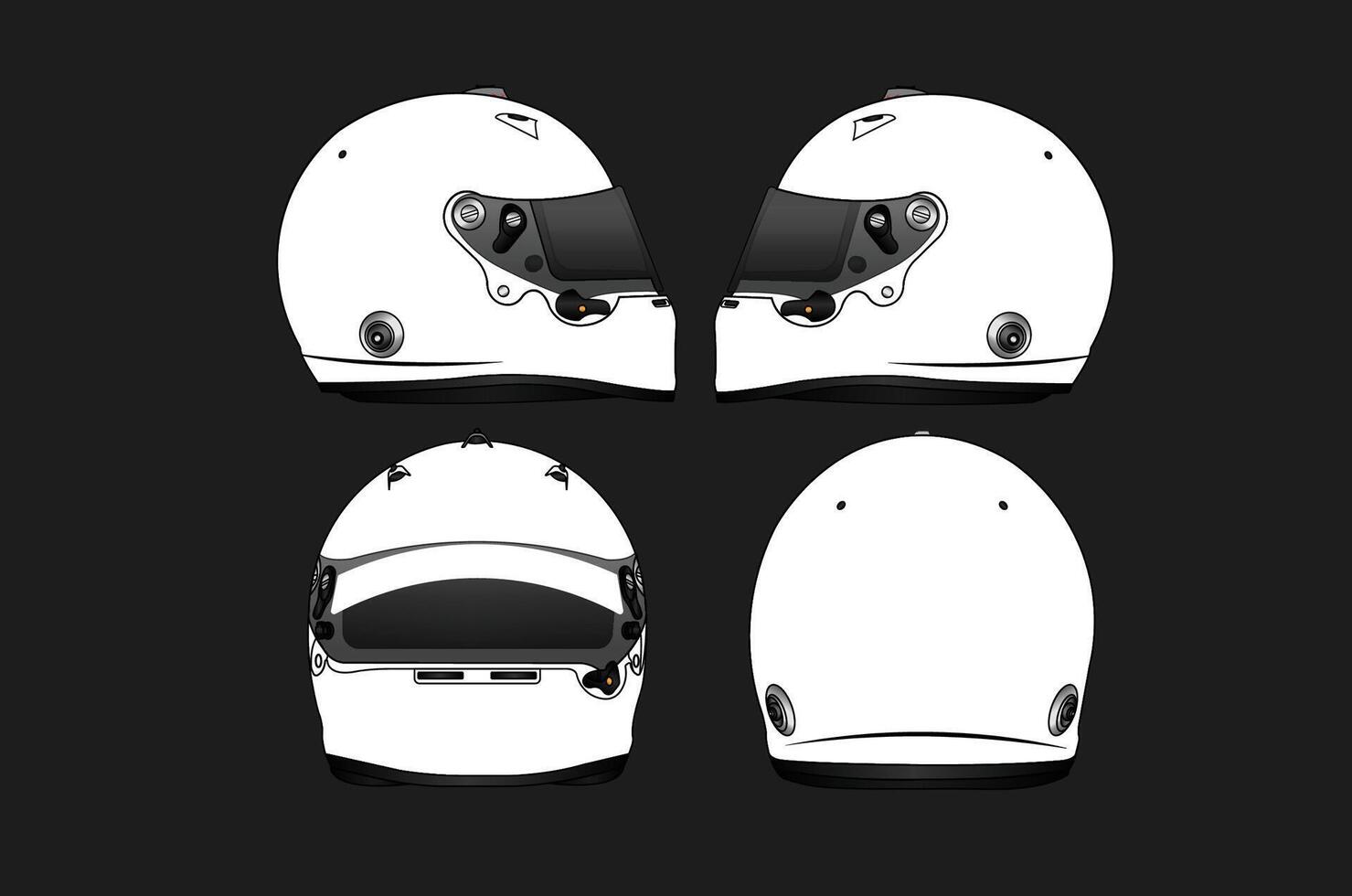 Arai GP - 6s Helmet vector