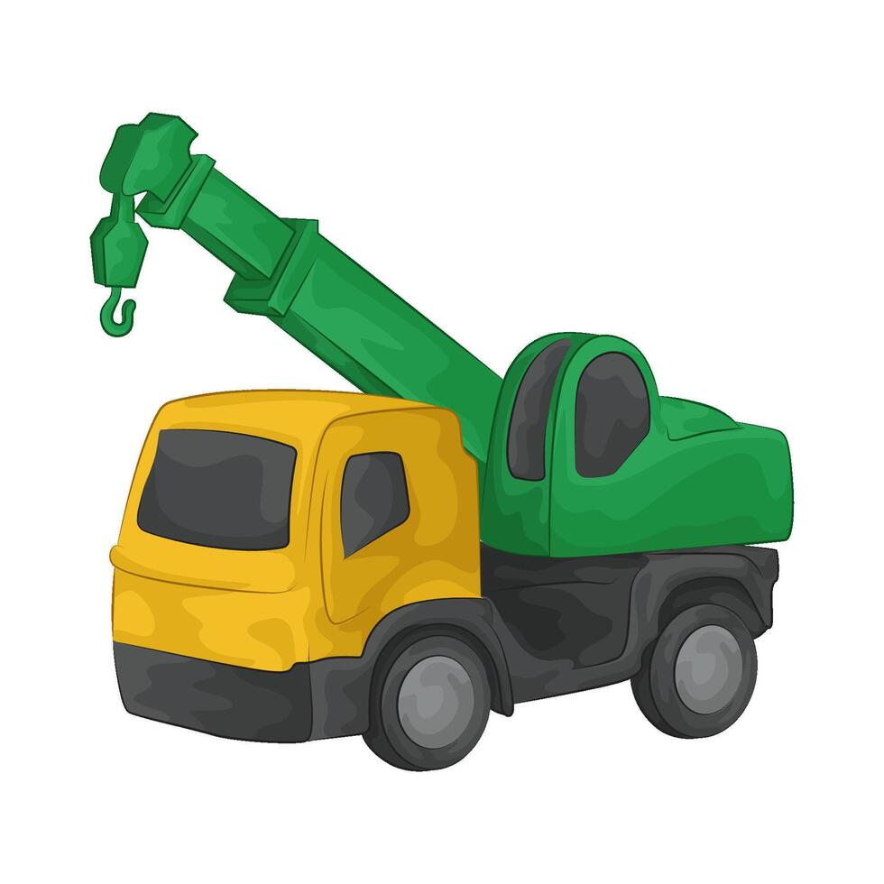 Illustration of tow truck vector