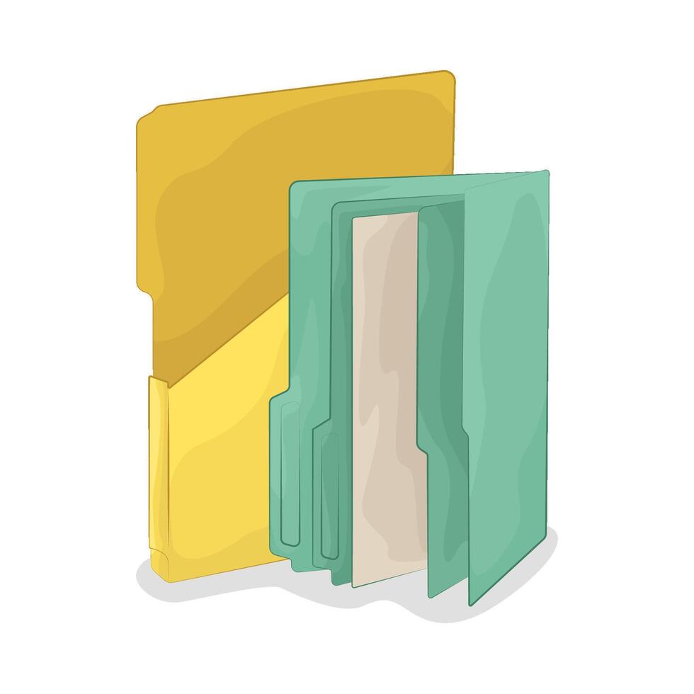 Illustration of folder vector
