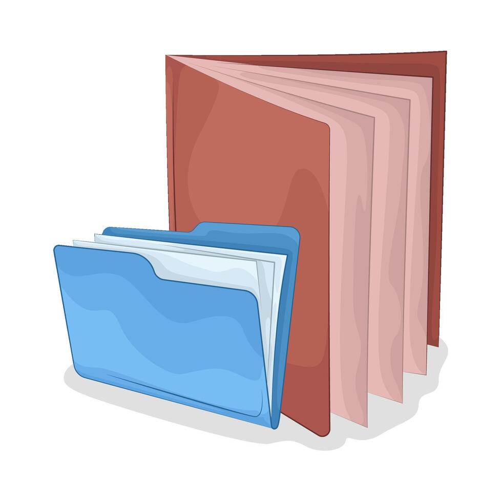 Illustration of folder vector