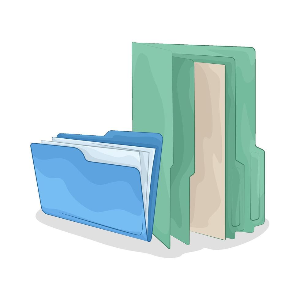 Illustration of folder vector