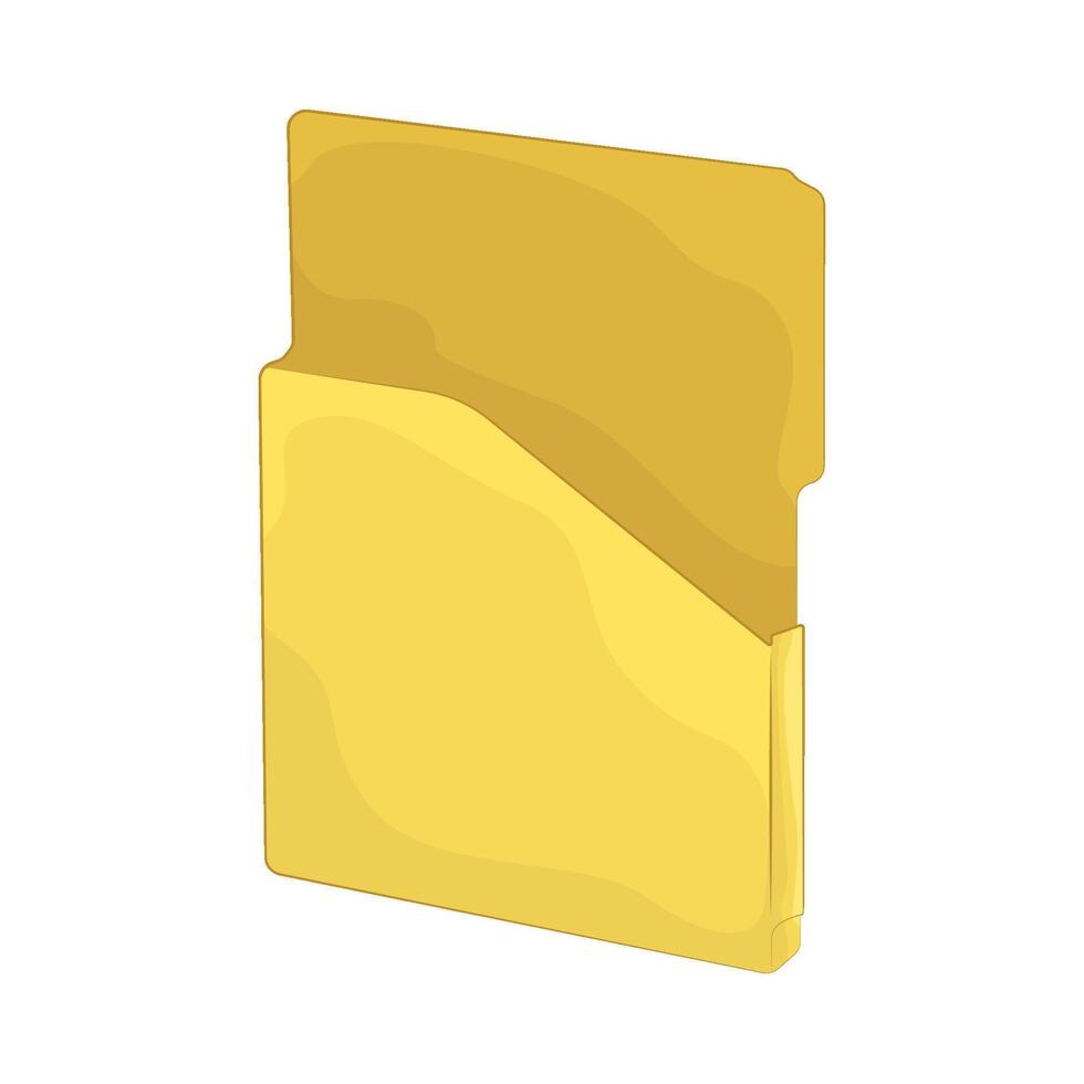Illustration of folder vector