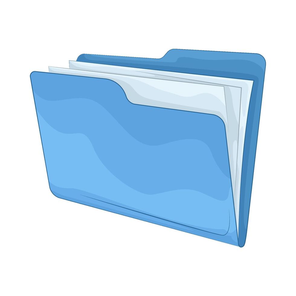 Illustration of folder vector