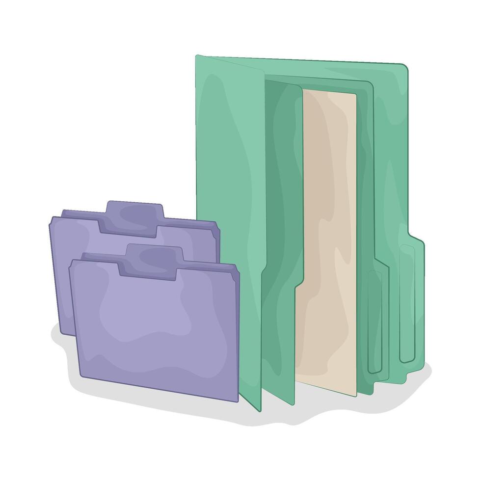 Illustration of folder vector