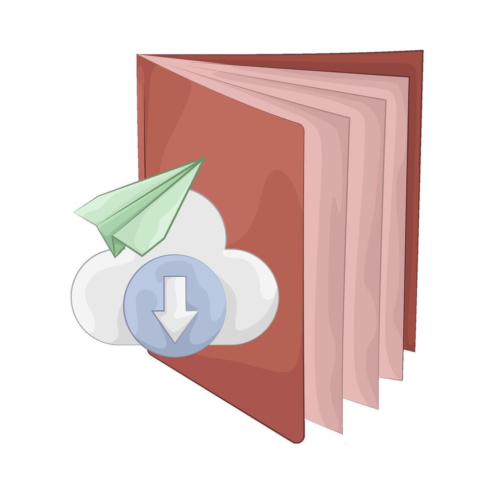 Illustration of folder vector