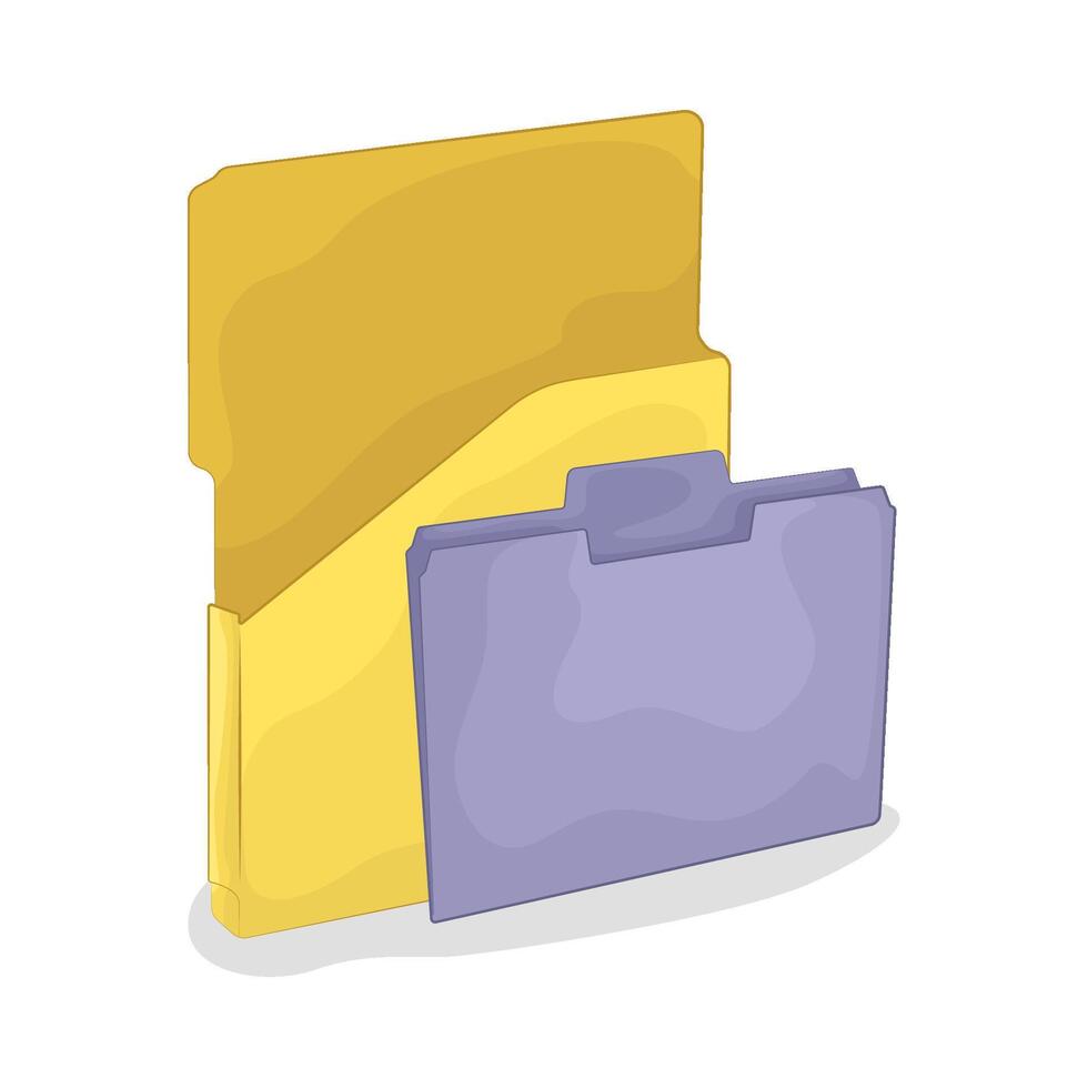 Illustration of folder vector