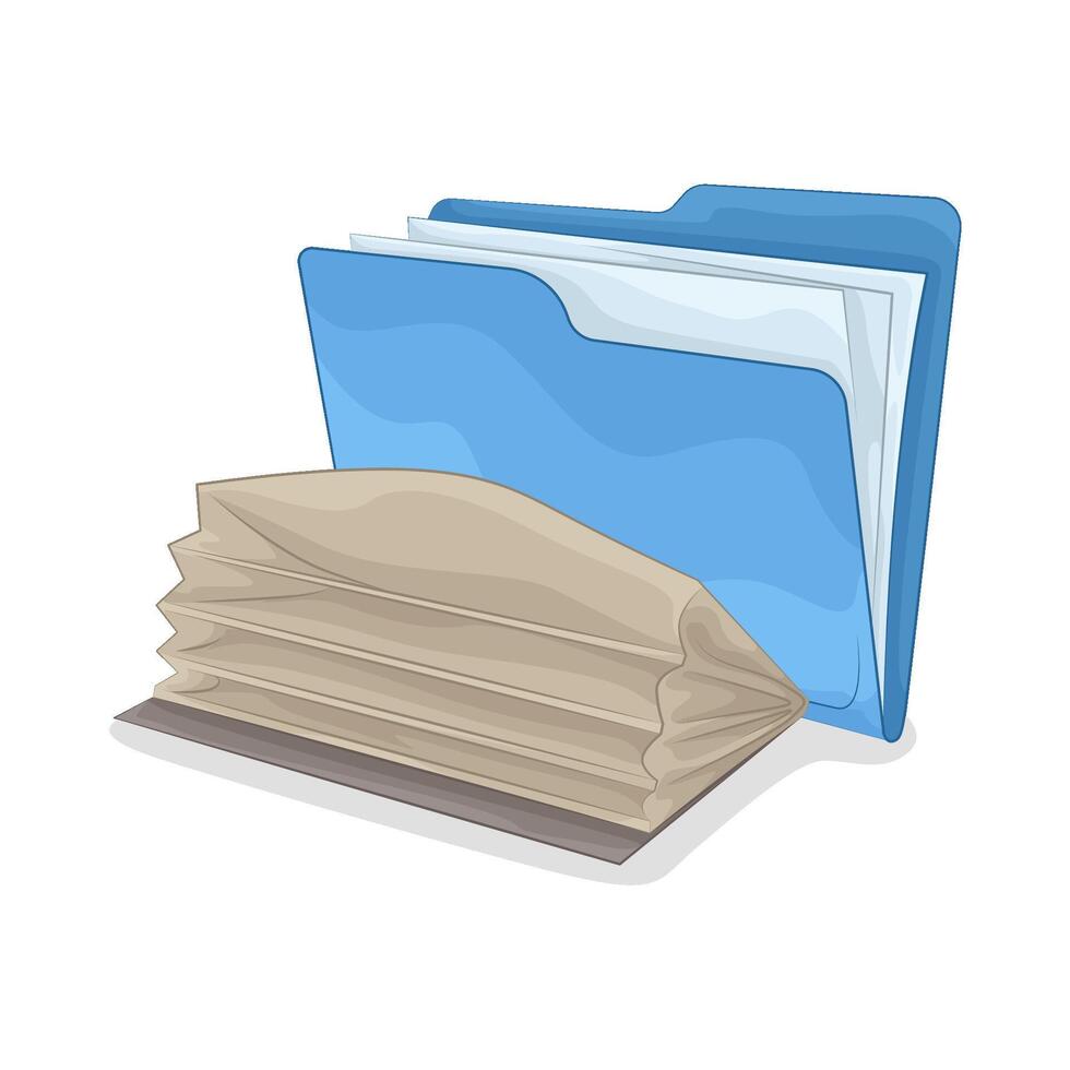 Illustration of folder vector
