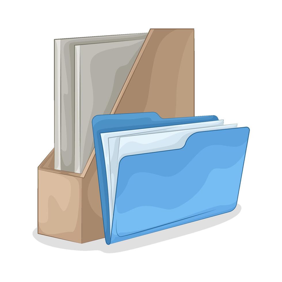 Illustration of folder vector